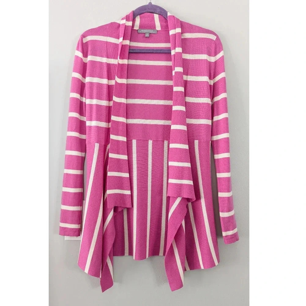 Neiman Marcus Cashmere Collection Waterfall Cardigan